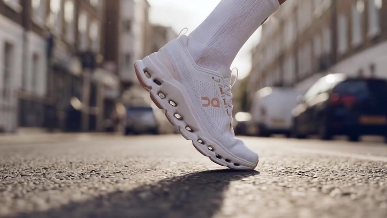 On — advertising video still